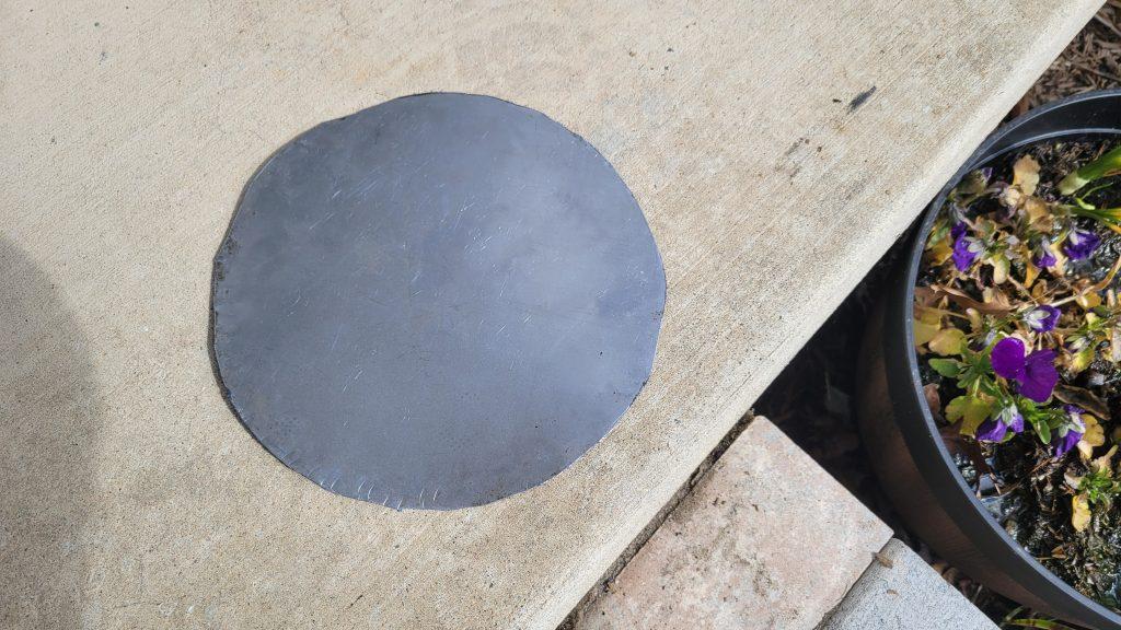 Picture of the steel block off plate